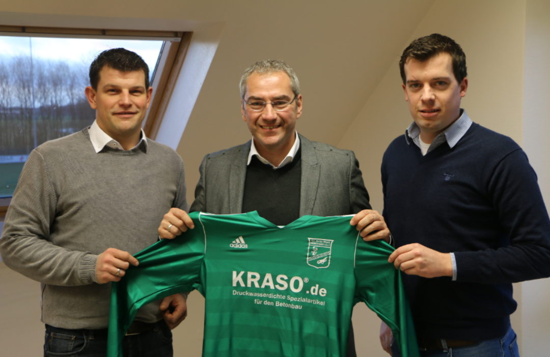 GWV-Fußballobmann Jörg Keiten-Schmitz, Thomas Zielaskowski, GWV-Vorsitzender Bernd Dalhaus (v.l.n.r.)